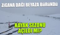 Zigana Dağı Beyaza Büründü! Kayak Sezonu Açıldı mı?