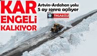Artvin-Ardahan yolu 5 ay sonra açılıyor: Bilbilan’da zorlu mücadele