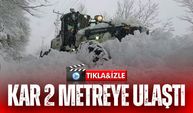 Bölgemizde Kar 2 Metreye Ulaştı: 576 Mahalle Yolu Ulaşıma Açıldı