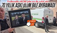 70 Yıllık Aşkı Ölüm Bile Ayıramadı; Trabzonlu çift bir gün ara ile vefat etti