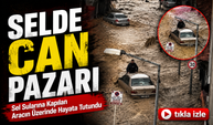 Samsun’da Can Pazarı Kameralara Yansıdı! ; Aracın Üzerinde Hayata Tutundu
