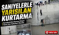 Artvin’de Facianın Eşiğinden Dönüldü! Dereye Düşen Çocuk İçin Zamanla Yarışıldı