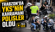 Trabzon’da YKS Sabahı Zamanla Yarış: Adayların Yardımına Polis Ekipleri Koştu
