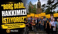 Trabzon’da Madencilerden Maaş Protestosu! “Borç Değil, Hakkımızı İstiyoruz” Diyerek Meydana İndiler