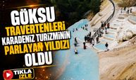 Göksu Travertenleri’ne Ziyaretçi Akını! 2 Ayda 40 Bin Kişi Bölgeye Geldi