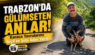 Trabzon’da Gülümseten Anlar!; Karaca Yavrularına Arçil ve Şota Adını Verdi