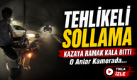 Artvin’de Tünel İçindeki Tehlikeli Sollama Kazaya Ramak Kala Bitti