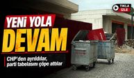 Chp’den İstifa Ettiler, Parti Tabelasını Çöpe Attılar