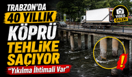 Trabzon’da Ayaklarının Betonu Dökülen Köprü Vatandaşları Korkutuyor: İşte O Görüntüler...