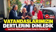 Yeni Parti Parti Milletvekili Suiçmez Sinop’ta Sahaya İndi; “Vatandaşlarımızın Dertlerini Dinledik”