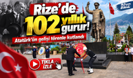 Rize’de 102 Yıllık Gurur: Atatürk’ün Gelişi Törenle Kutlandı