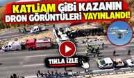 Manisa’daki Feci Kazanın Dron Görüntüleri Ortaya Çıktı: 11 Ölü, 27 Yaralı