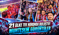 Trabzonspor'un Beşiktaş Zaferi 21 Ülkeden Gelen Gençleri Horona Kaldırdı!