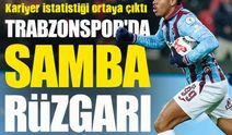 Trabzonspor'da Brezilyalı Sambacı Fırtına Gibi Esti; Trabzonspor'da İstatistikleri Yıktı Geçti!
