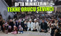 Of'ta öğrencilerin tekne orucu sevinci