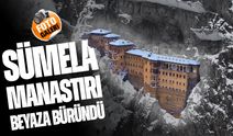 Sümela Manastırı Beyaza Büründü, Altındere Vadisi Sessizliğe Gömdü