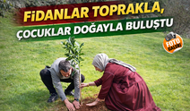 Trabzon’da Fidanlar Toprakla Buluştu, Çocuklar Doğayla Tanıştı