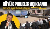 Trabzon’da raylı sistem ihalesi başlıyor: Büyük projeler açıklandı
