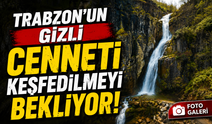 Trabzon’un Gizli Cenneti Keşfedilmeyi Bekliyor! 100 Metreden Akan Şelale Büyülüyor