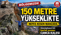 Gümüşhane’nin Kartal Yuvası Canca Kalesi Ziyaretçi Akınına Uğruyor