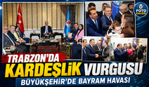 Trabzon Büyükşehir Belediyesi’nde Bayramlaşma Törenine Yoğun Katılım