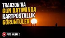 Trabzon’da Gün Batımı Kartpostallık Görüntü Oluşturdu, Ganita’da Renkli Anlar Yaşandı