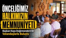 Başkan Ahmet Kaya Değirmendere’ye İndi: Vatandaşların Taleplerini Tek Tek Dinledi