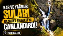 Kar ve Yağmur Suları Şelaleyi Canlandırdı! Bazgiret’te Muhteşem Manzara