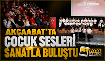 Akçaabat’ta Minik Seslerden Büyük Alkış: Çocuk Korosu Sanatseverleri Büyüledi