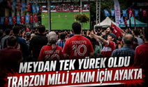 Trabzon’da Dünya Kupası Heyecanı Meydan Parkı’na Taştı