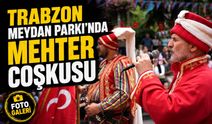 Trabzon Meydan Parkı’nda Mehter Coşkusu Vatandaşlardan Yoğun İlgi Gördü