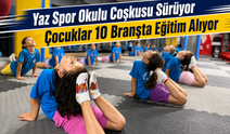 Ortahisar’da Yaz Spor Okulu Coşkusu 10 Branşta Sürüyor