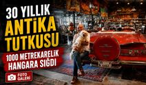 Samsun’da 30 yıllık antika tutkusu 1000 metrekarelik hangara sığdı
