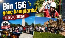 Trabzonlu gençler kamplara akın etti: Bin 156 genç farklı illere gönderildi
