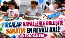 Akçaabat’ta Minik Ressamlar Fırçalarını Hayalleriyle Buluşturdu