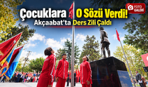 Akçaabat’ta İlköğretim Haftası’nda Dikkat Çeken Mesaj