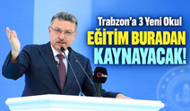 Hacı Turgut Aydın’dan Trabzon’a Büyük Eğitim Yatırımı: Üç Okul Birden Açıldı