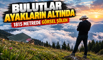Çetlüce Yaylası’nda Büyüleyen Anlar: Bulutlar Ayakların Altında