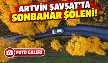 Artvin Şavşat'ta Sonbahar Şöleni! Sakin Şehir Renklerine Büründü
