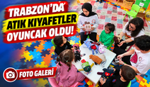 Trabzon'da Atık Kıyafetler Oyuncak Oldu! Çocuklara Ulaştı