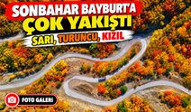 Bayburt Ormanlarında Hazan Renkleri Kartpostallık Görüntüler Oluşturdu