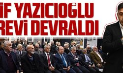 AKİF YAZICIOĞLU GÖREVİ DEVRALDI