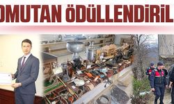 KOMUTAN ÖDÜLLENDİRİLDİ