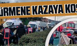 SÜRMENE KAZAYA KOŞTU