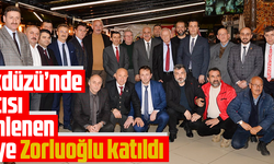 ZORLUOĞLU, GAZETECİLER İLE BİR ARADA