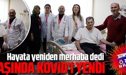 98 YAŞINDA KOVİD’İ YENDİ