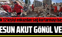 GİRESUN AKUT 12 KİŞİYİ KURTARDI