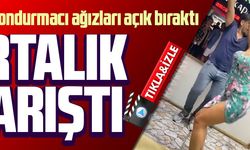 MÜŞTERİSİYLE DANS ETTİ ORTALIK KARIŞTI!
