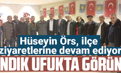 HÜSEYİN ÖRS, İLÇE ZİYARETLERİNE DEVAM EDİYOR