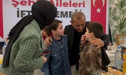 İFTARI ŞEHİT AİLELERİ İLE BİRLİKTE YAPTI